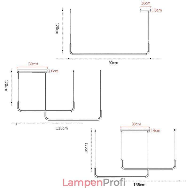 Pendelleuchte Moderne minimalistische Pendelleuchte