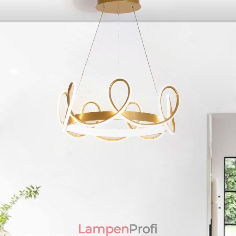 Moderne Hängeleuchte Crown Pendelleuchte Aluminium 1 Licht