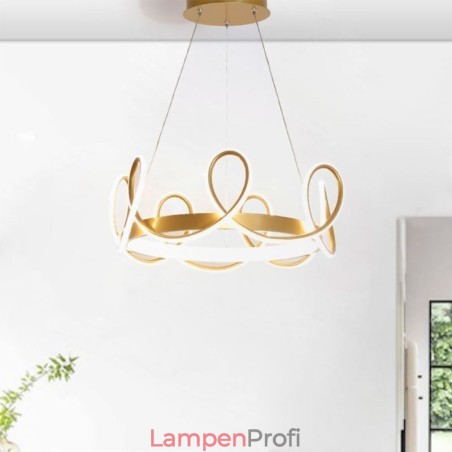Moderne Hängeleuchte Crown Pendelleuchte Aluminium 1 Licht Moderne Hängeleuchte Crown Pendelleuchte Aluminium 1 Licht