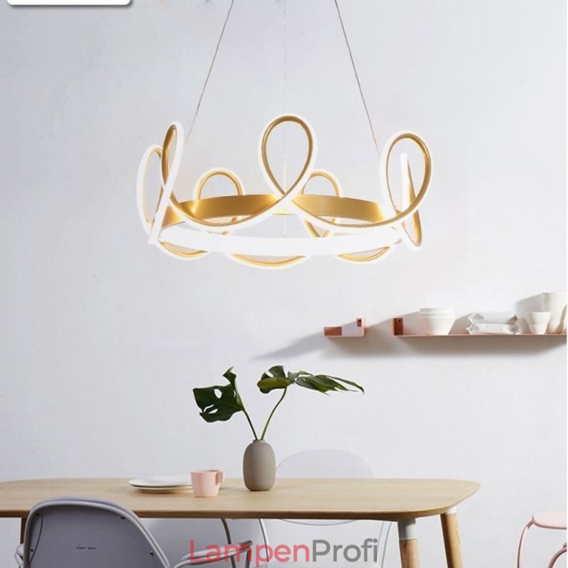 Moderne Hängeleuchte Crown Pendelleuchte Aluminium 1 Licht