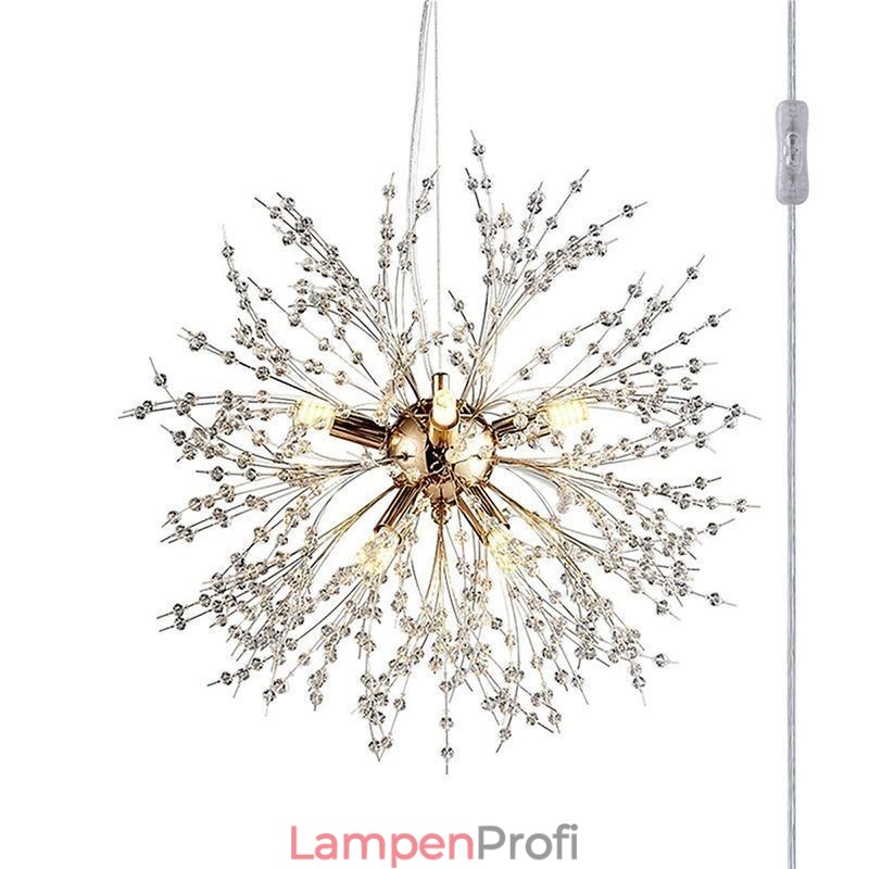 Feuerwerk Kronleuchter 8 Lichter Löwenzahn Pendelleuchte