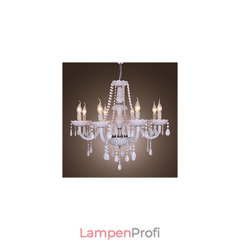 Rustikaler Kronleuchter aus galvanisiertem Kristall von Lodge Crystal