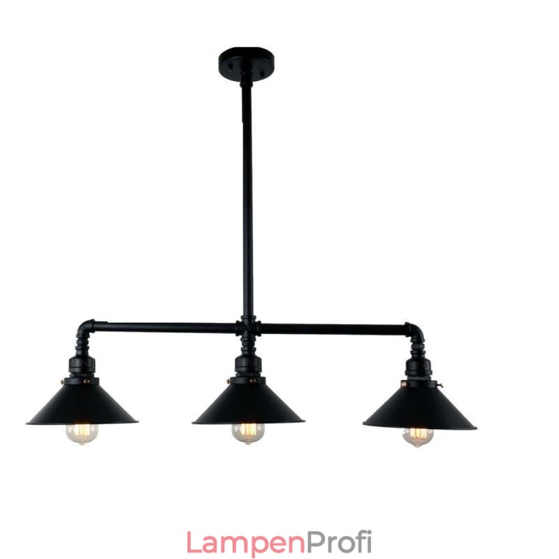 3-Licht Retro Industrielle Vintage Wasser Rohr Anhänger Licht Kronleuchter Land Rustikalen Stil