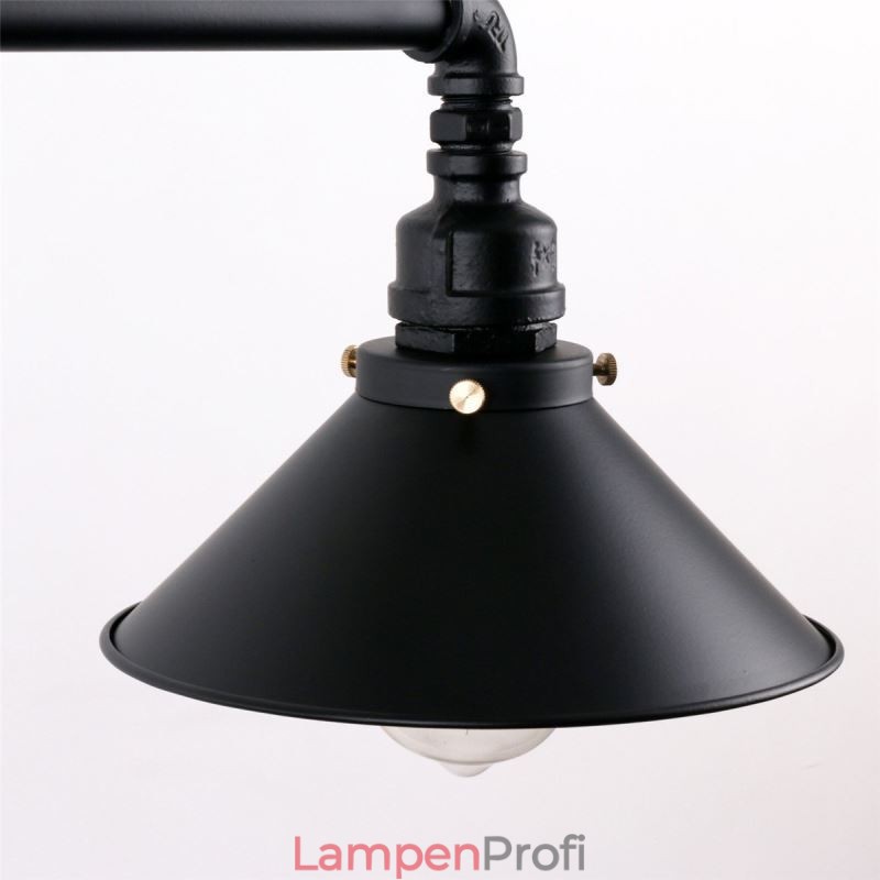 3-Licht Retro Industrielle Vintage Wasser Rohr Anhänger Licht Kronleuchter Land Rustikalen Stil