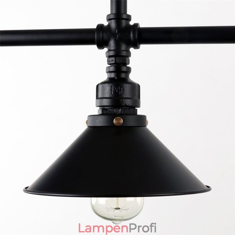 3-Licht Retro Industrielle Vintage Wasser Rohr Anhänger Licht Kronleuchter Land Rustikalen Stil