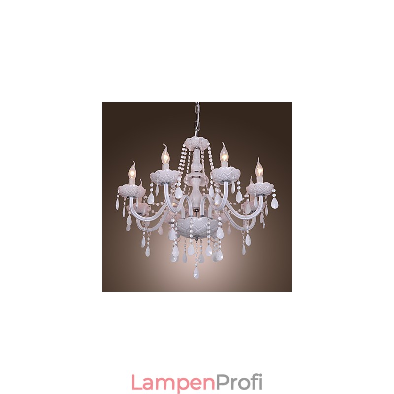 Rustikaler Kronleuchter aus galvanisiertem Kristall von Lodge Crystal