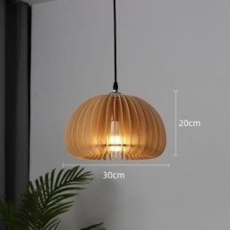 Retro Stil Pendelleuchte Linde Kürbis Pendelleuchte