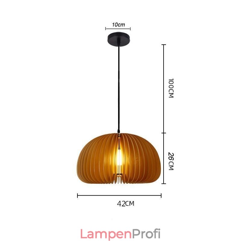 Retro Stil Pendelleuchte Linde Kürbis Pendelleuchte