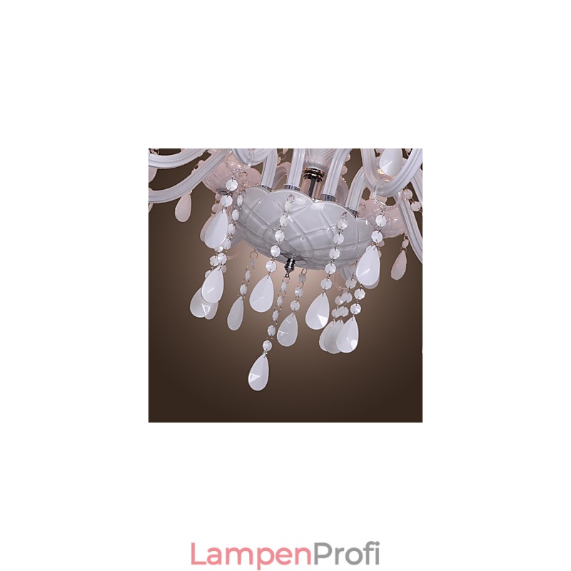 Rustikaler Kronleuchter aus galvanisiertem Kristall von Lodge Crystal
