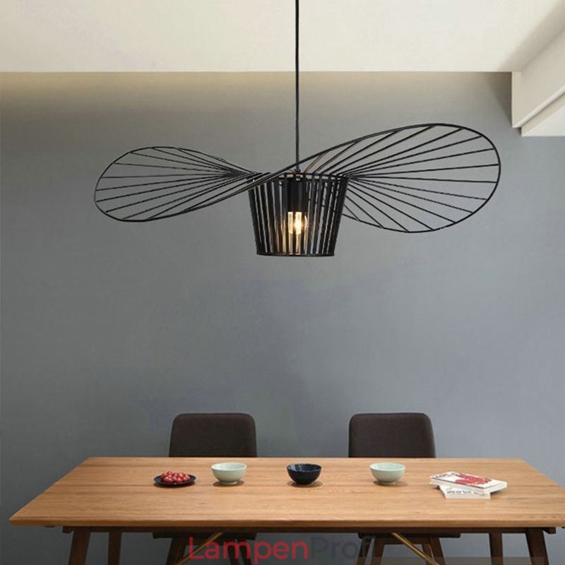 Eisen Pendelleuchte Strohhut Lampe 1 Licht