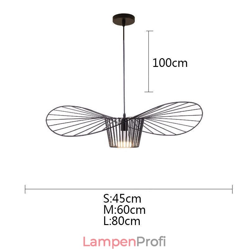 Eisen Pendelleuchte Strohhut Lampe 1 Licht