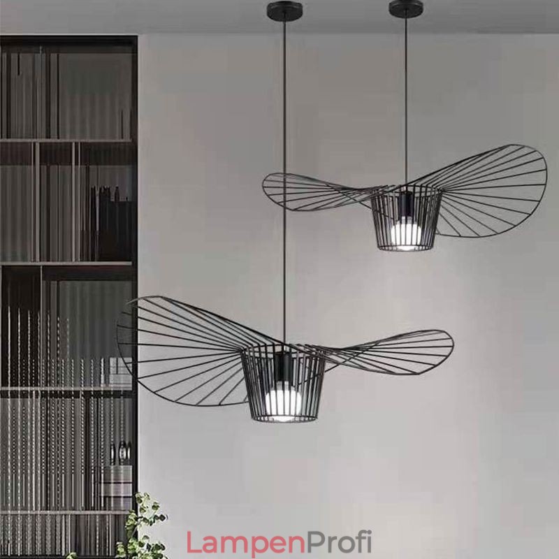 Eisen Pendelleuchte Strohhut Lampe 1 Licht