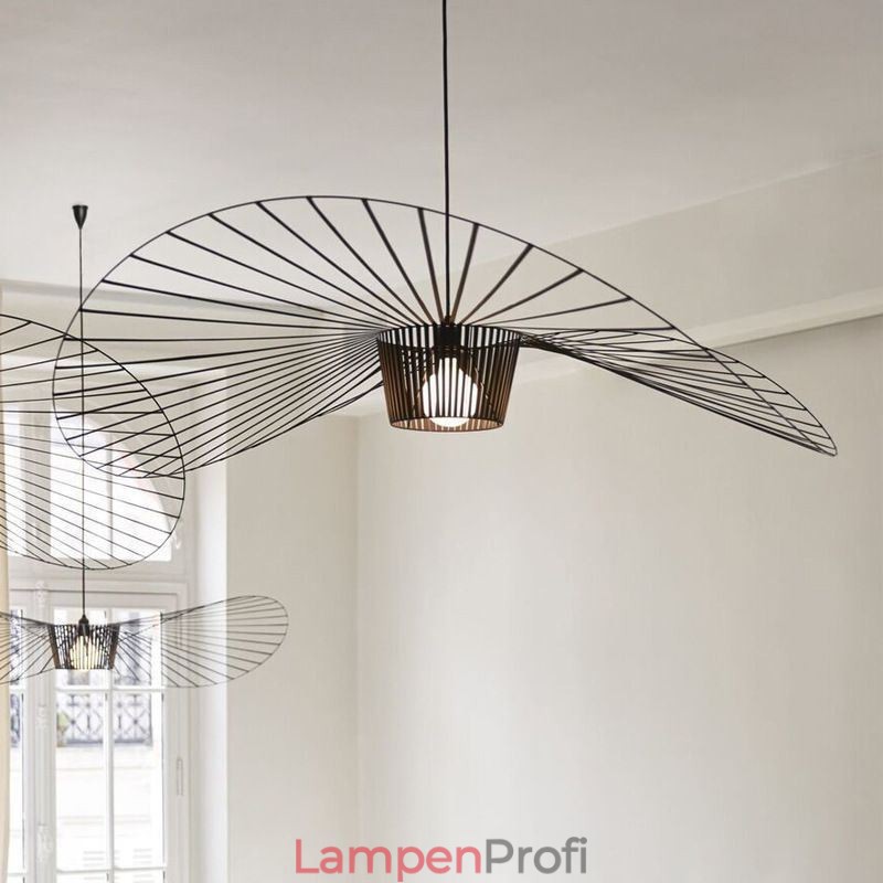 Eisen Pendelleuchte Strohhut Lampe 1 Licht