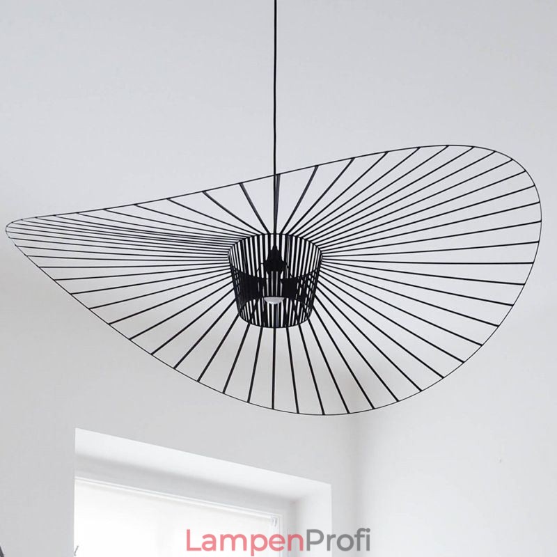 Eisen Pendelleuchte Strohhut Lampe 1 Licht