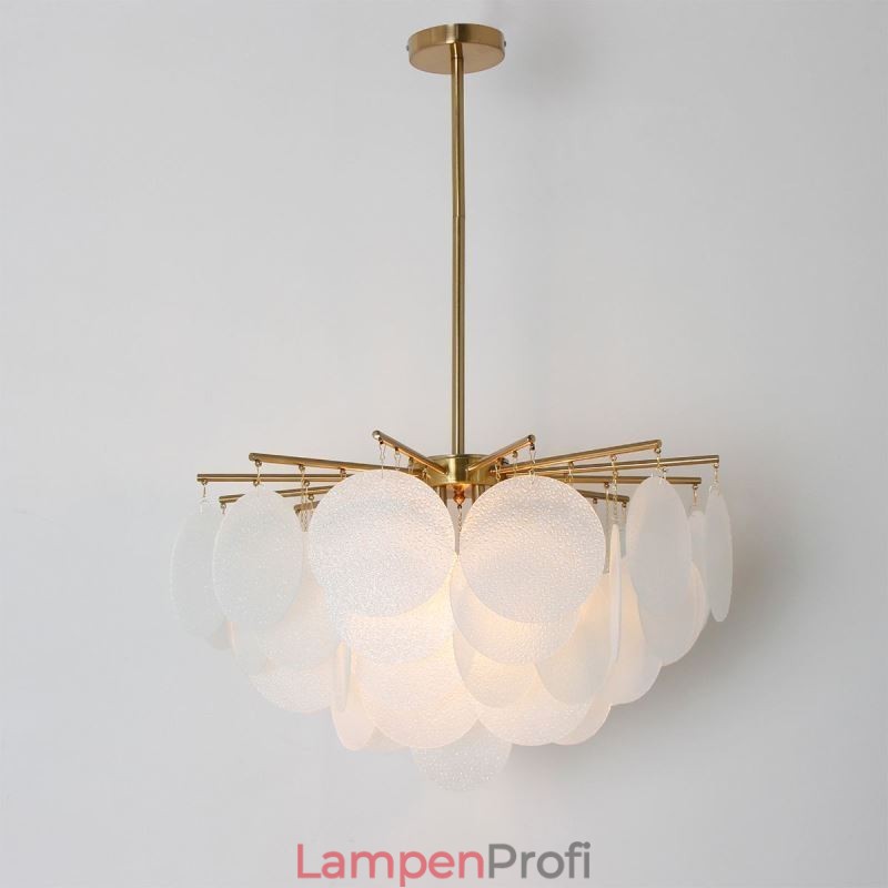Moderne 6-flammige Hängeleuchte Pendelleuchte mit Glasform