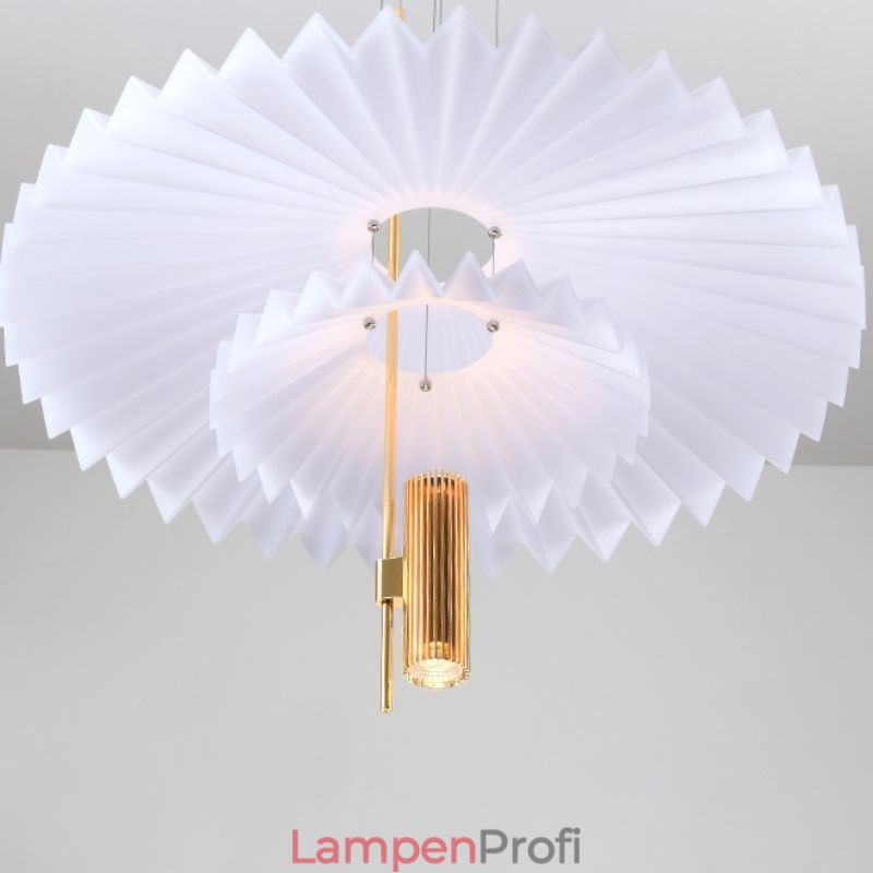 Moderne plissierte Pendelleuchte Acryl dekorative Beleuchtung