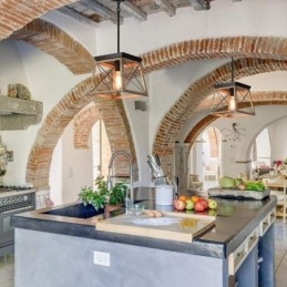 Pendelleuchte im Vintage-Stil mit einer Leuchte