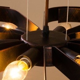 Moderne Vintage Deckenleuchte Eisen Blume geformt Pendelleuchte