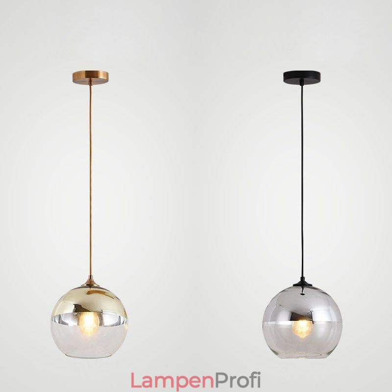 Kreative Eisen + Glaskugel Pendelleuchte Dekorative Beleuchtung