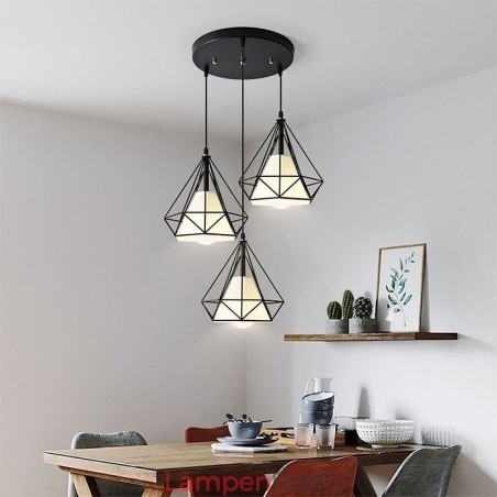 Diamantförmige Pendelleuchte Moderne minimalistische dekorative Leuchte Diamantförmige Pendelleuchte Moderne minimalistische dekorative Leuchte
