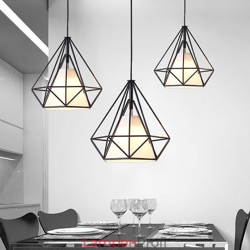 Diamantförmige Pendelleuchte Moderne minimalistische dekorative Leuchte
