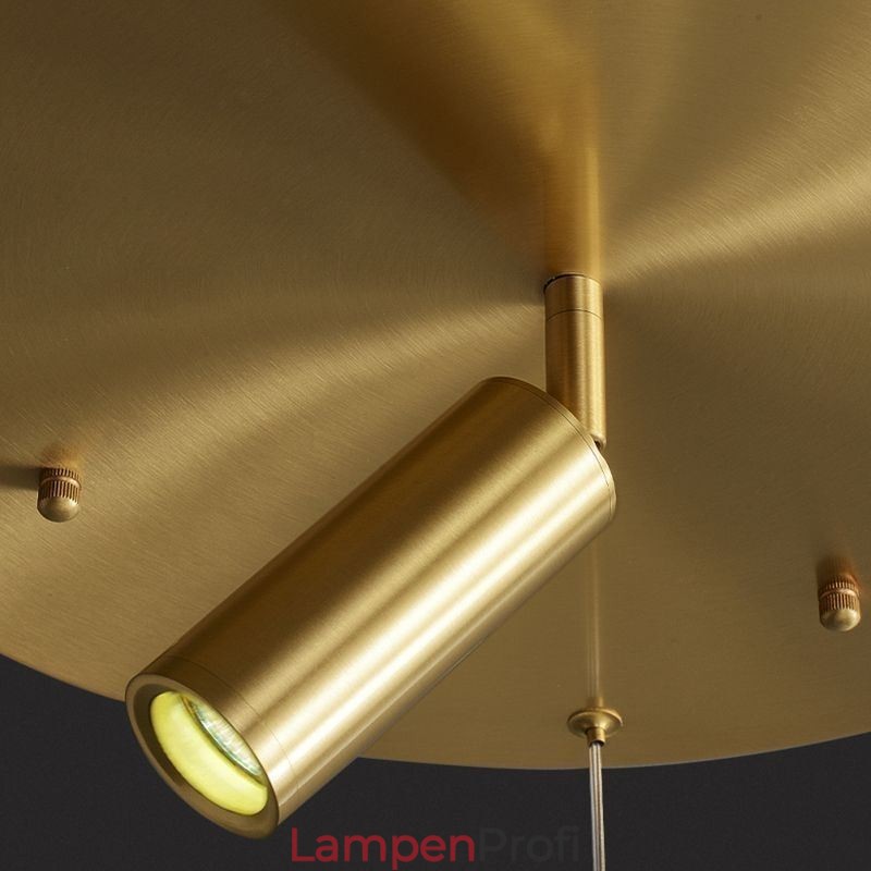 Pendelleuchte Acryl Ringleuchte mit Strahler