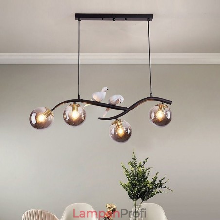 Moderne minimalistische Zweig Pendelleuchte 4 Lampe dekoratives Licht Moderne minimalistische Zweig Pendelleuchte 4 Lampe dekoratives Licht