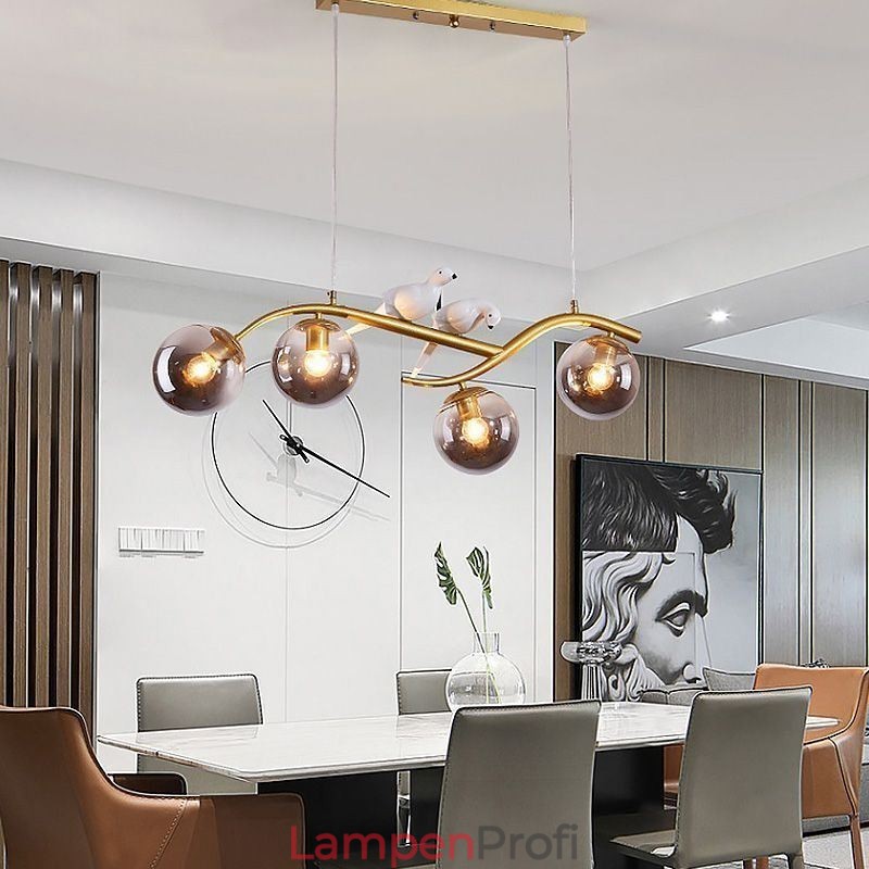 Moderne minimalistische Zweig Pendelleuchte 4 Lampe dekoratives Licht
