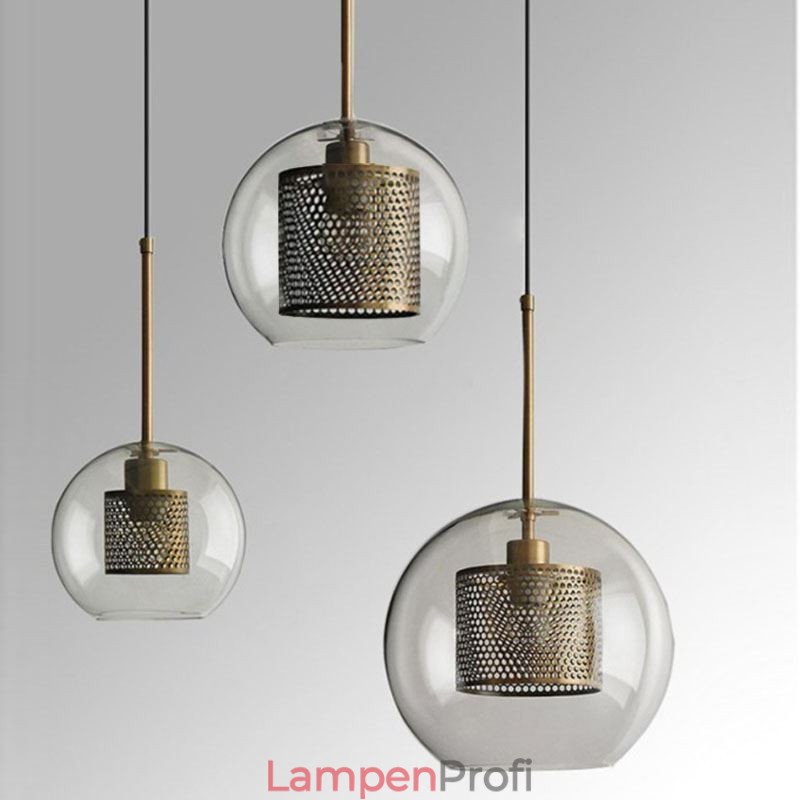 Minimalistische Glas Cluster Pendelleuchte 3 Licht Deckenleuchte Insel