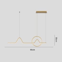 Pendelleuchte Minimalistische dekorative Leuchte 52W