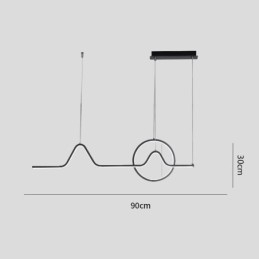 Pendelleuchte Minimalistische dekorative Leuchte 52W