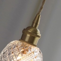 Moderne Blumenglas-Pendelleuchte, 1 Licht, dekorative Leuchte