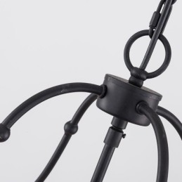 Laternen-Pendelleuchte im Vintage-Stil mit 4 Lichtern