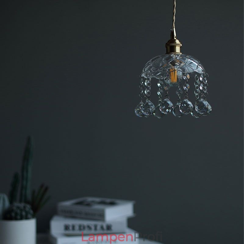 Moderne Mini-Pendelleuchte aus Glas, 1 Licht, Dekorationsleuchte