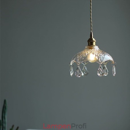 Moderne minimalistische Pendelleuchte aus Glas mit Einzellicht Moderne minimalistische Pendelleuchte aus Glas mit Einzellicht
