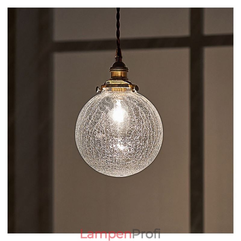 Glas Pendelleuchte Moderne Crackle Deckenleuchte