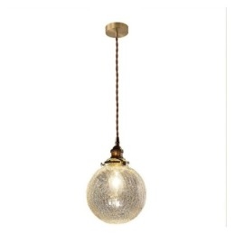 Glas Pendelleuchte Moderne Crackle Deckenleuchte