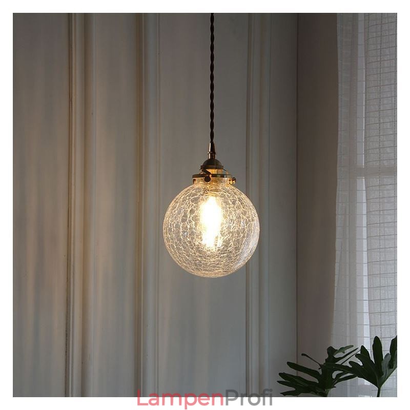 Glas Pendelleuchte Moderne Crackle Deckenleuchte