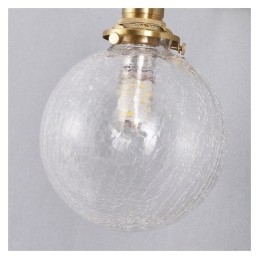 Glas Pendelleuchte Moderne Crackle Deckenleuchte