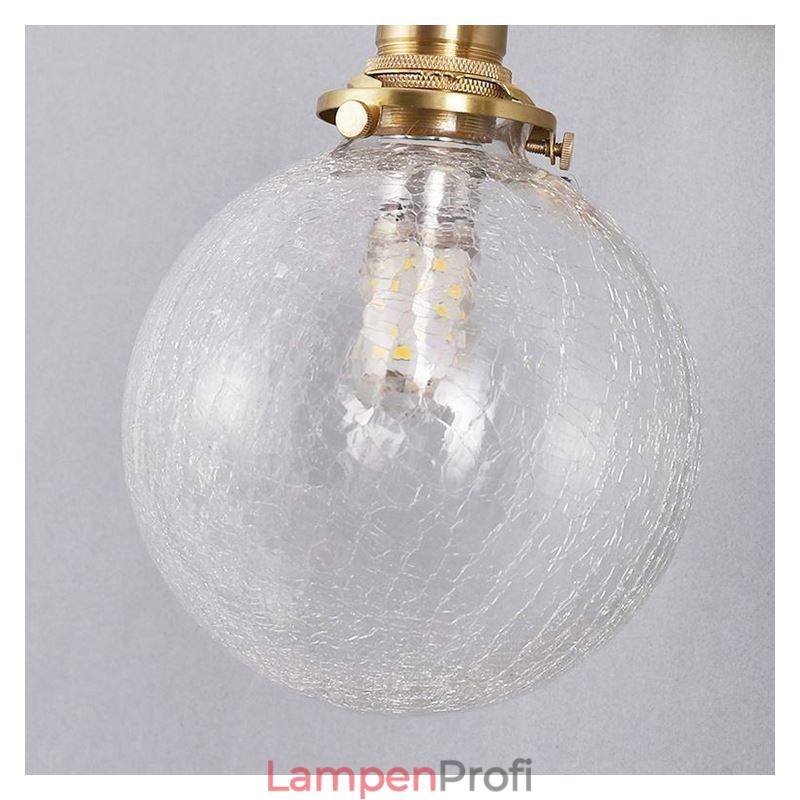 Glas Pendelleuchte Moderne Crackle Deckenleuchte