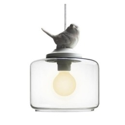 Retro Stil Glas Pendelleuchte Little Bird Dekorative Beleuchtung