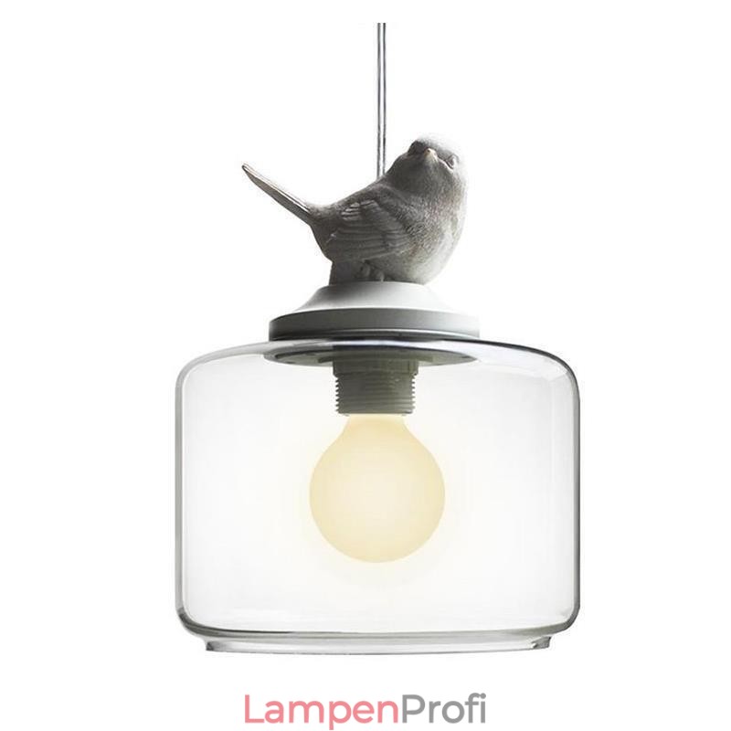 Retro Stil Glas Pendelleuchte Little Bird Dekorative Beleuchtung