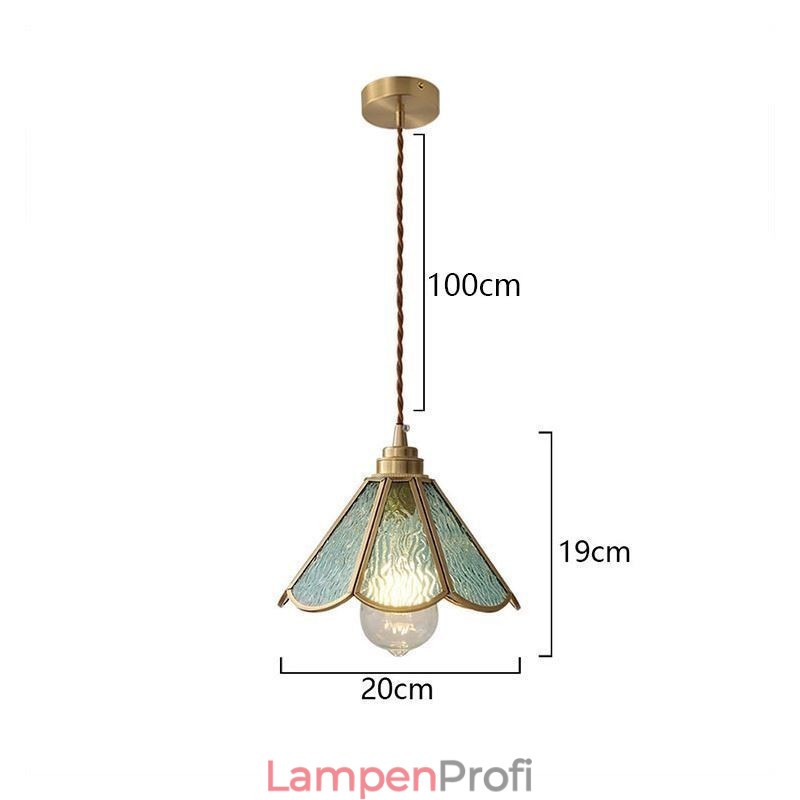 Mini-Pendelleuchte aus Glas, moderne, schlichte Deckenleuchte aus Glas