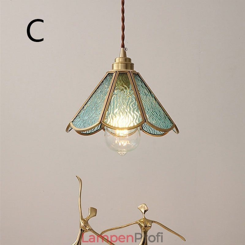 Mini-Pendelleuchte aus Glas, moderne, schlichte Deckenleuchte aus Glas