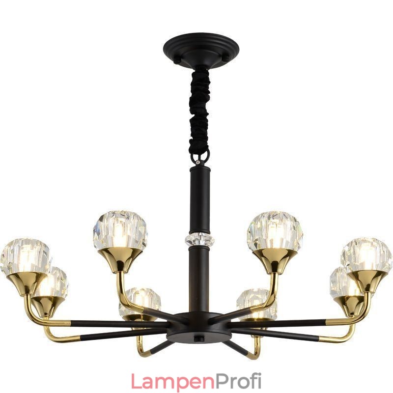 Moderne Kristall-Pendelleuchte, eleganter Kristall-Kronleuchter