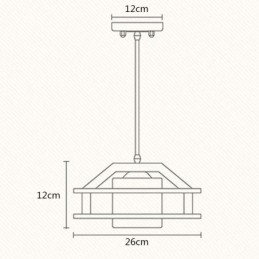 Pendelleuchte aus Eiche im nordischen Stil mit Lampenschirm aus Milchglas