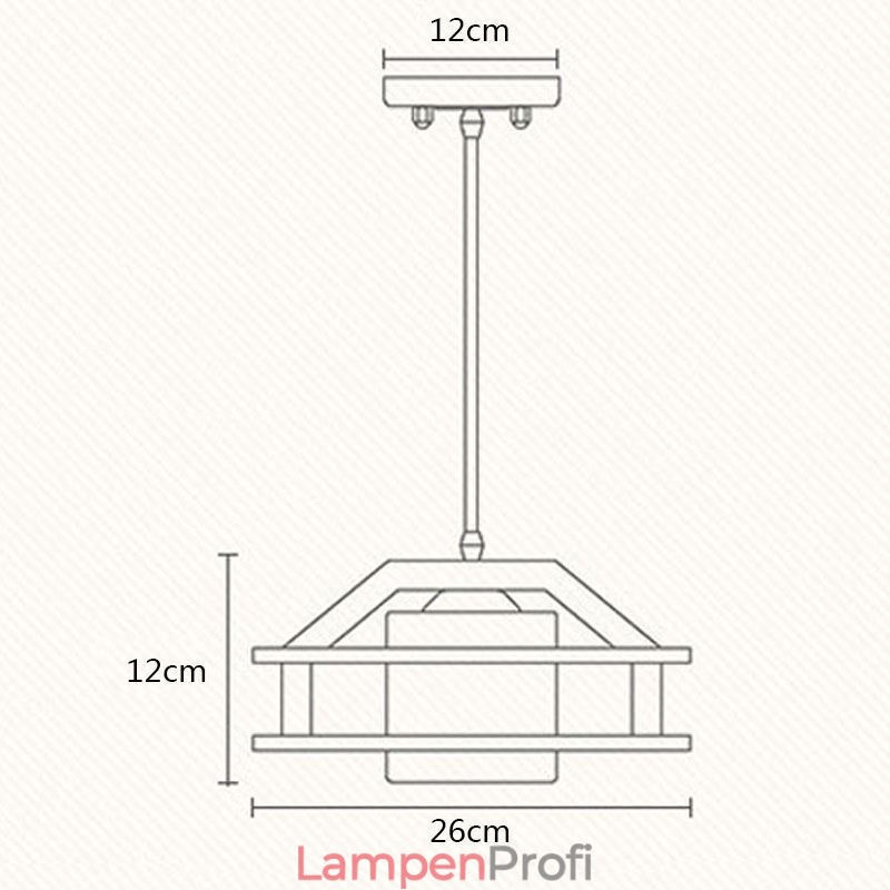 Pendelleuchte aus Eiche im nordischen Stil mit Lampenschirm aus Milchglas