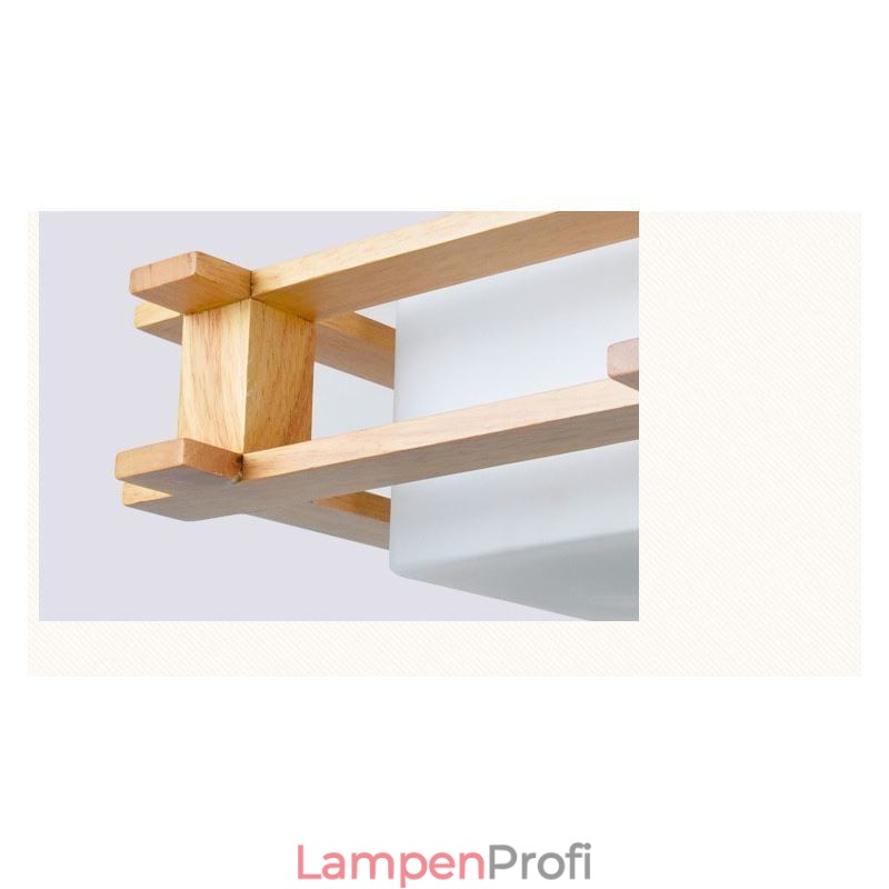Kreative 3 Lichter Eiche Pendelleuchte Dekorative Holz Deckenleuchte Cafe
