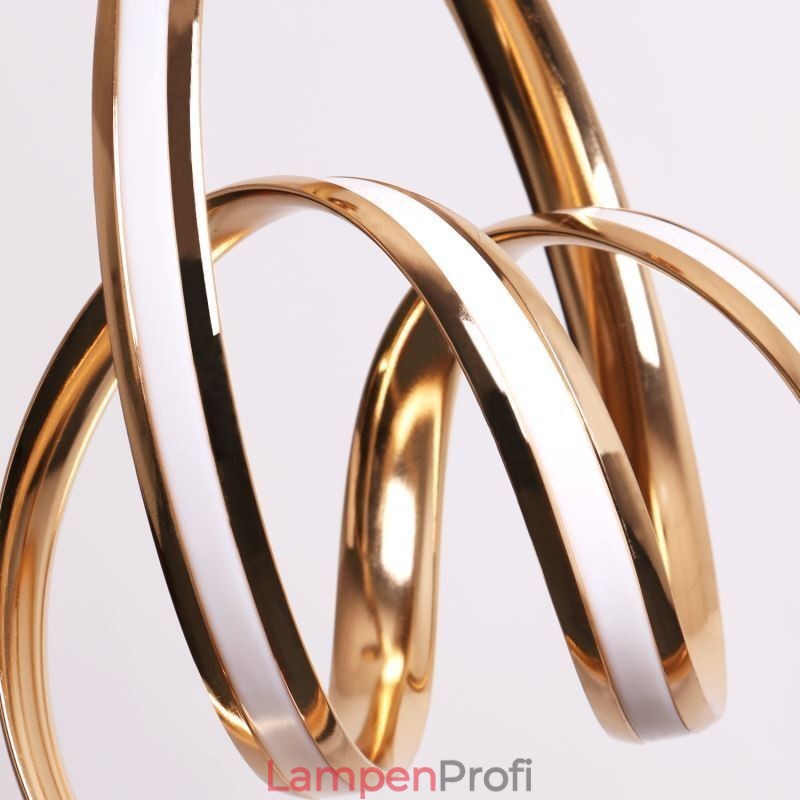 Moderne minimalistische Pendelleuchte einzigartige kreisförmige Twist Leuchte Insel