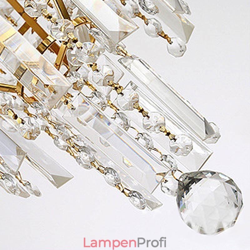 Moderne elegante Kristall Pendelleuchte konische Kronleuchter